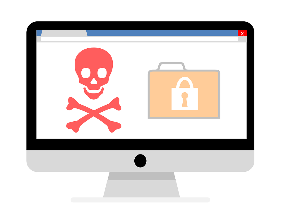 Ransomware Software on a computer